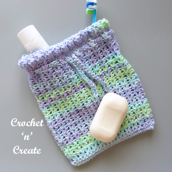 drawstring sponge pouch