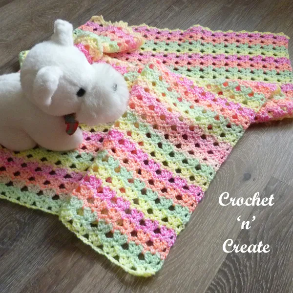 tootie fruity stroller blanket