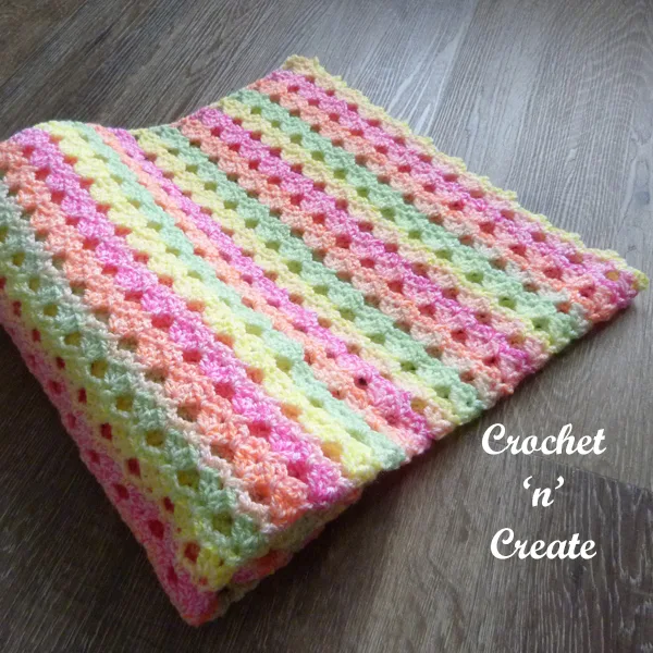 color stripes blanket