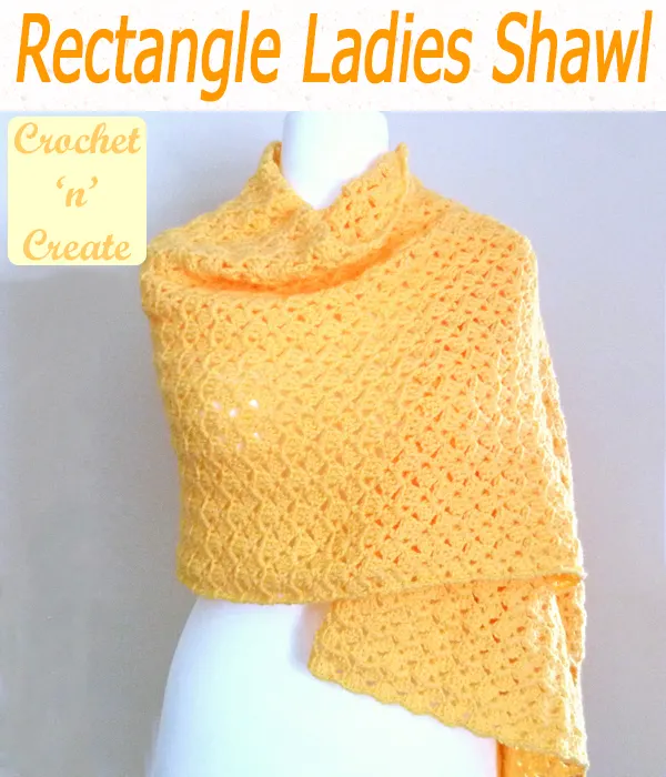 rectangle ladies shawl