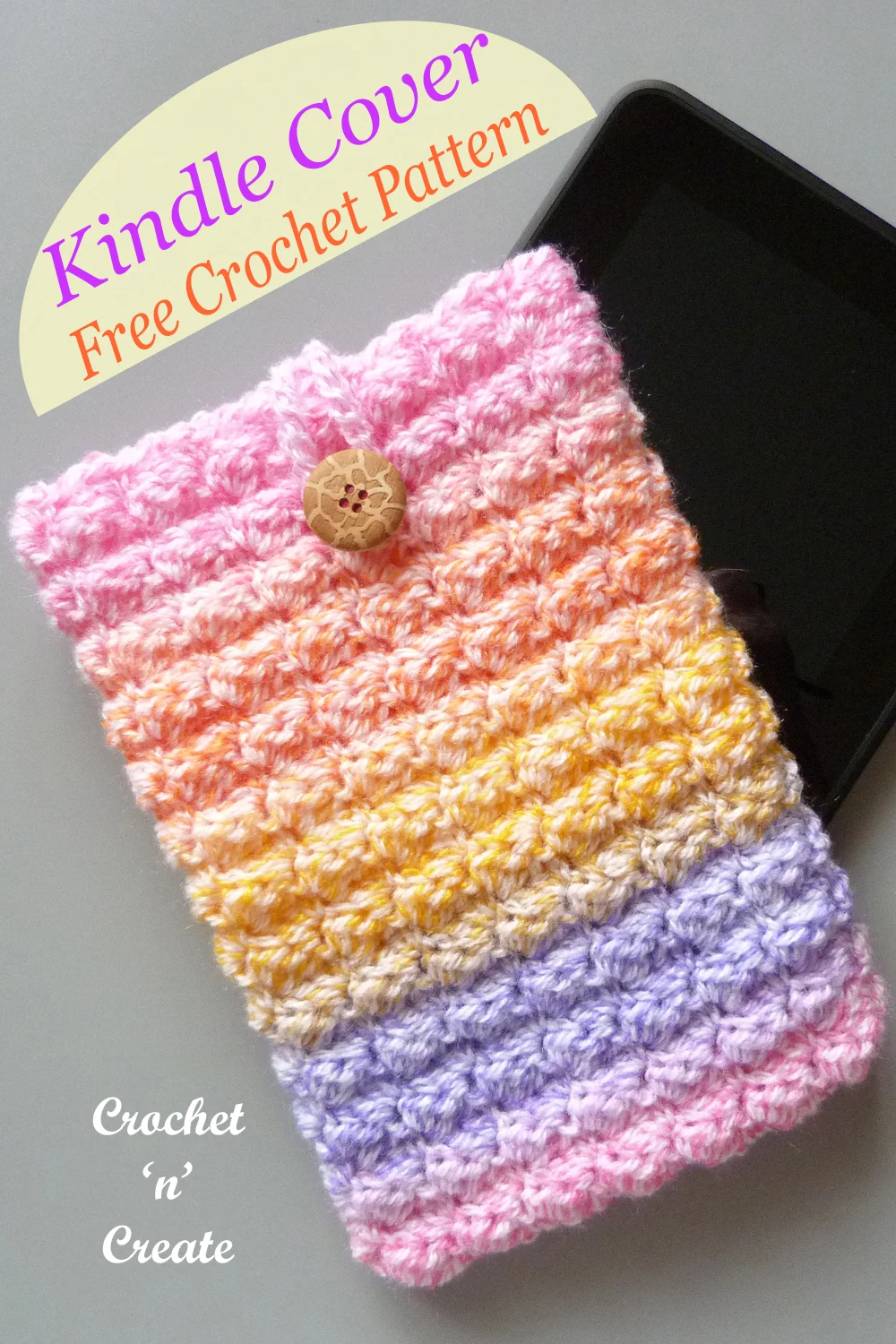 crochet kindle cover pattern