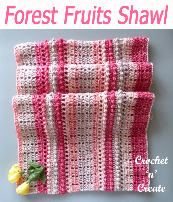 forest fruits shawl