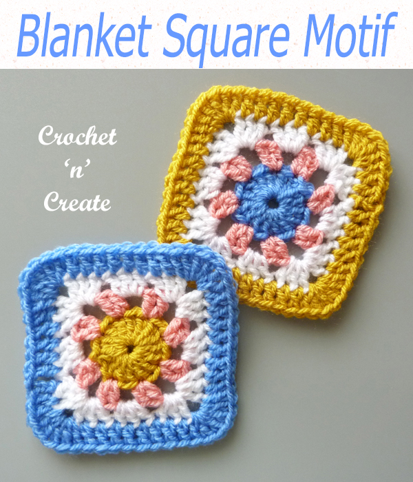 blanket square motif