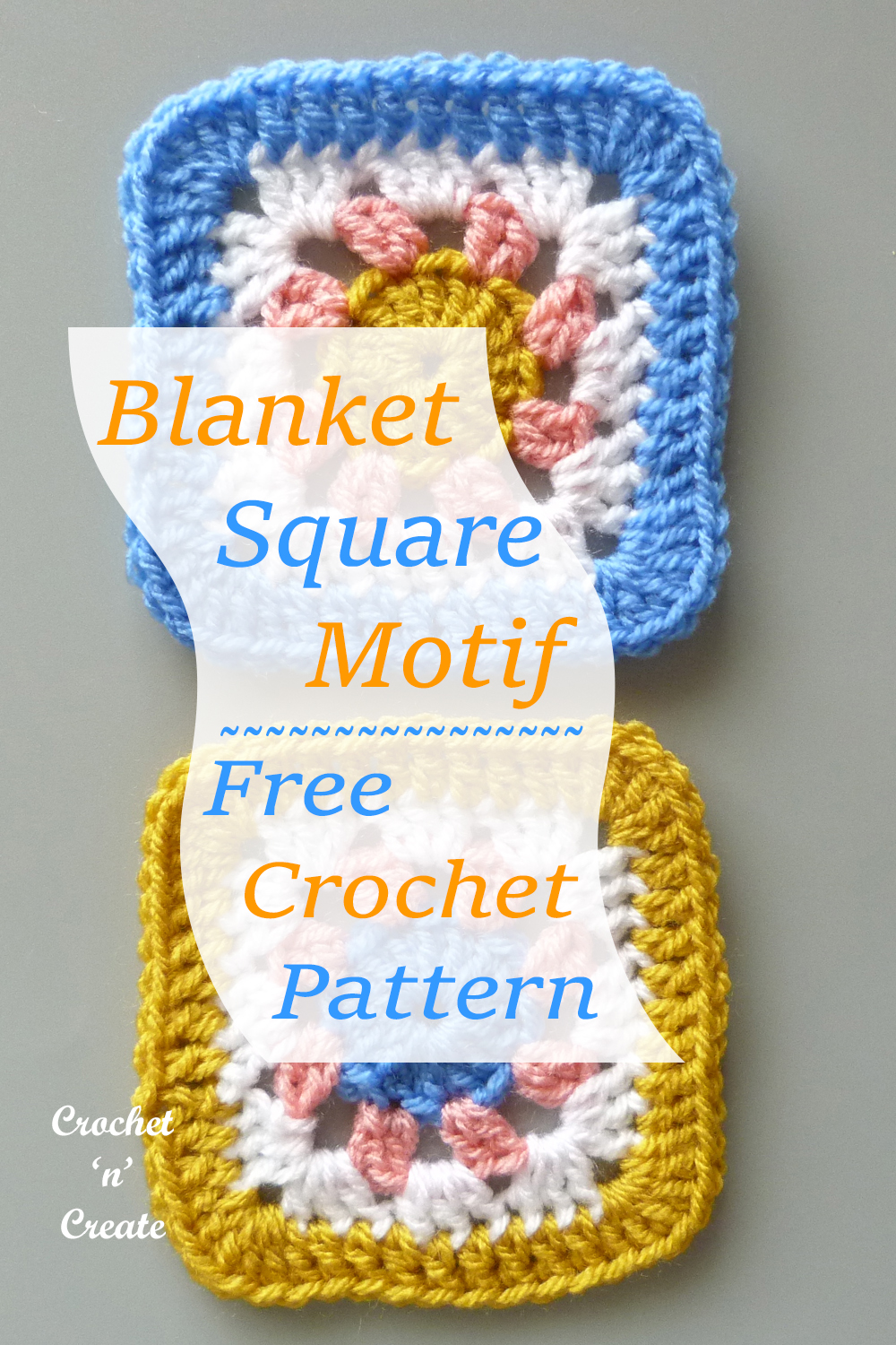 crochet blanket square motif