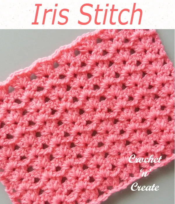 crochet iris stitch