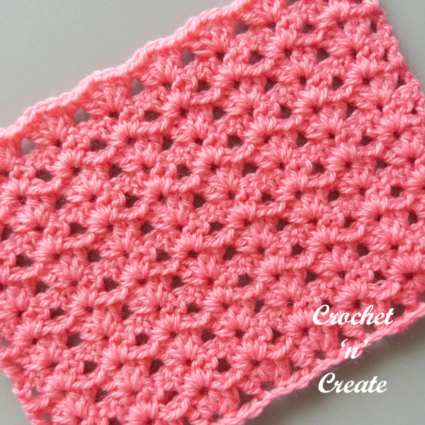 crochet iris stitch tutorial