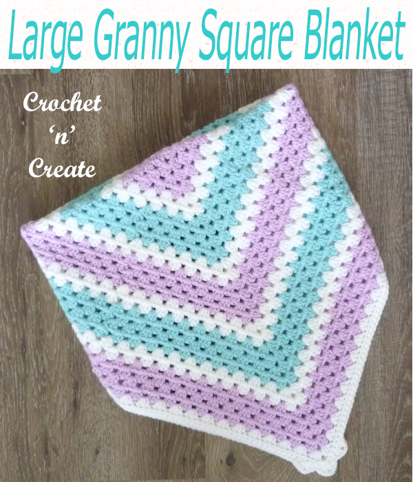 large granny square blanket