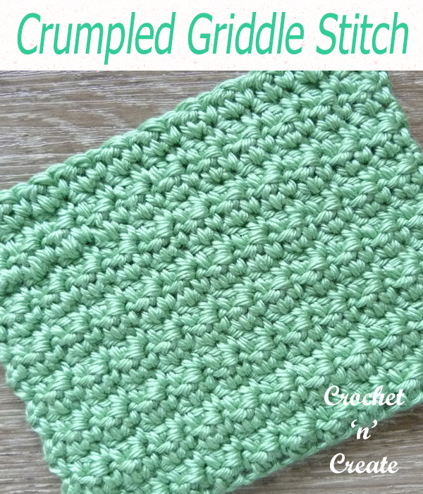 crumpled griddle stitch