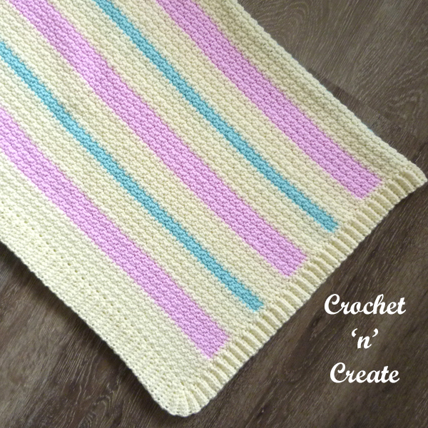 crochet sundae baby blanket