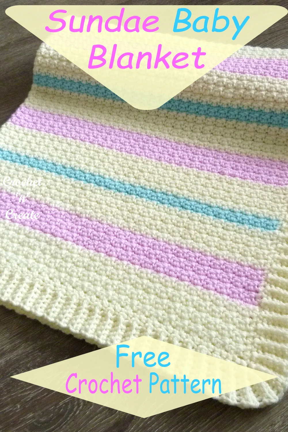 sundae baby blanket