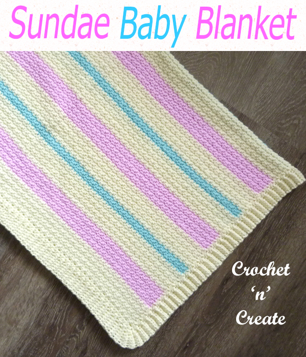 sundae baby blanket