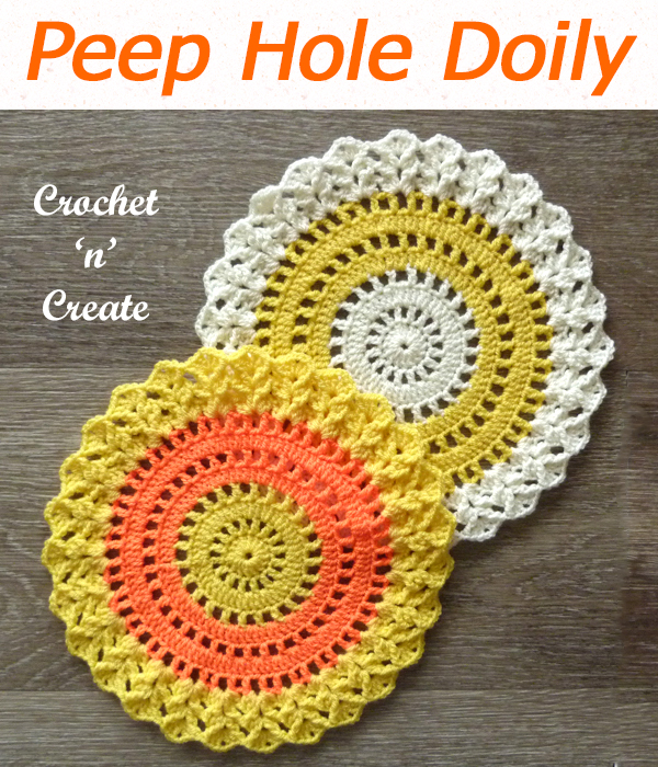 peep hole doily