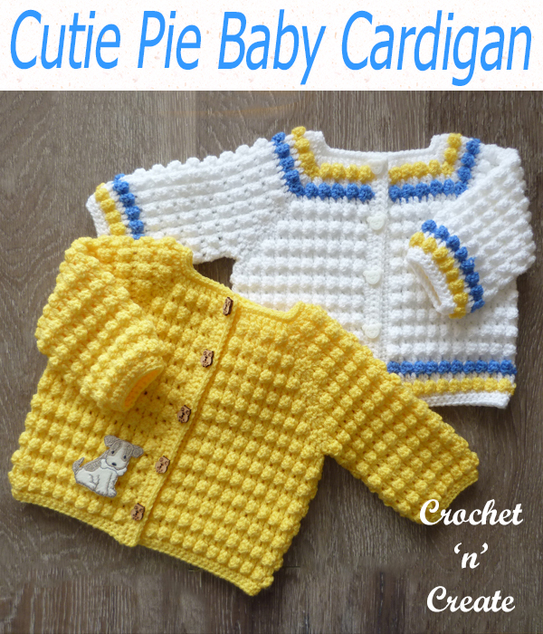 cutie pie baby cardigan