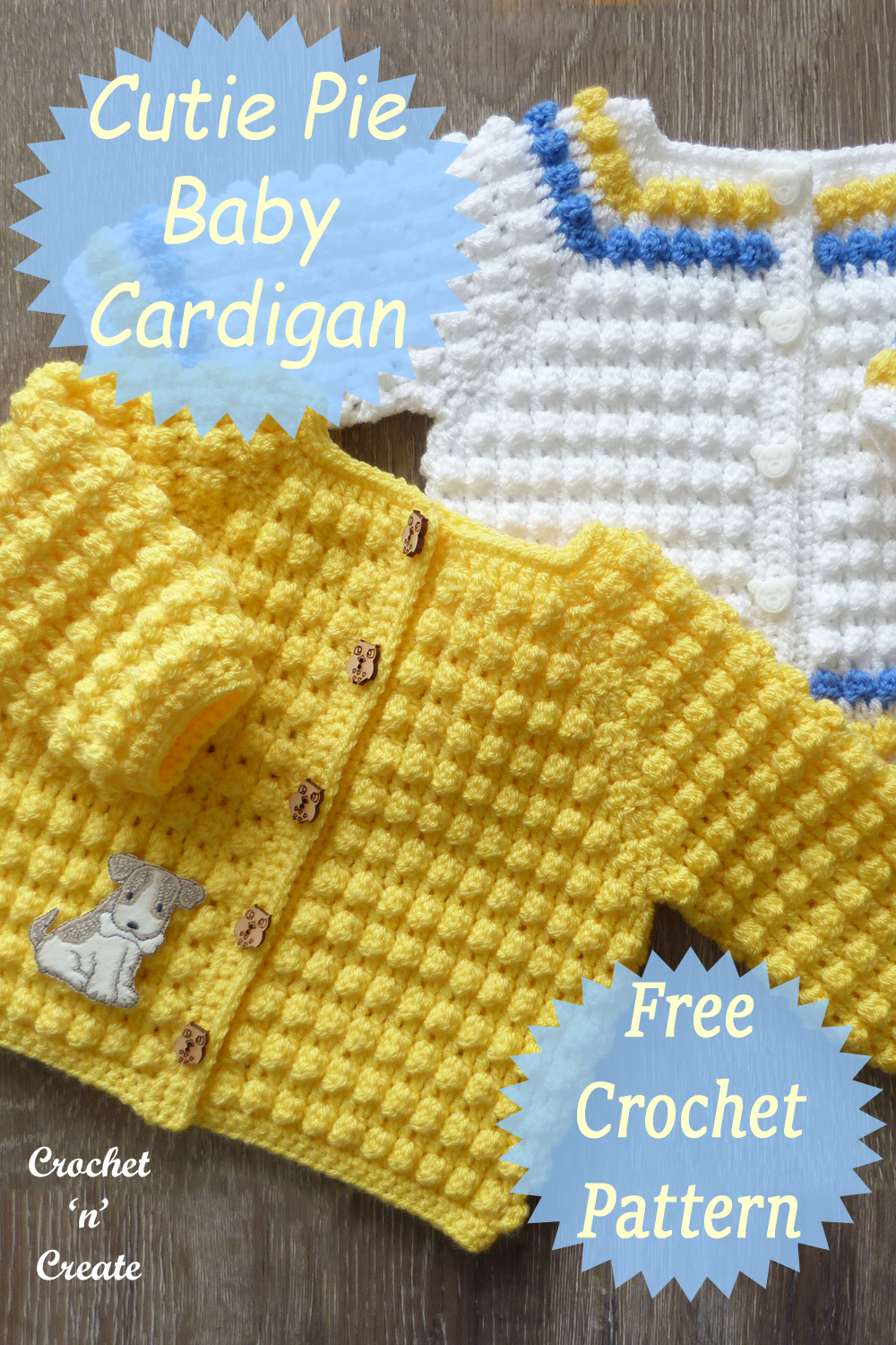 cutie pie baby cardigan