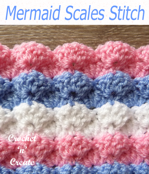 mermaid scales stitch