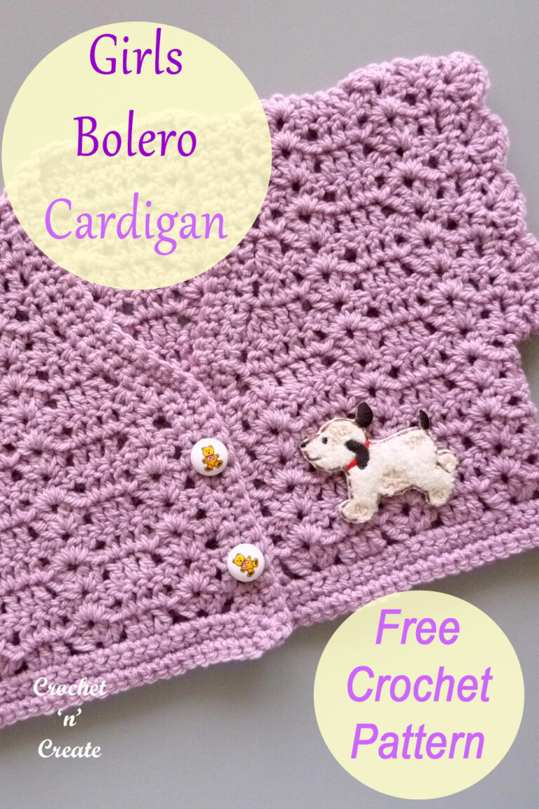 Crochet Baby Girls Bolero Free Crochet Pattern Crochet 'n' Create