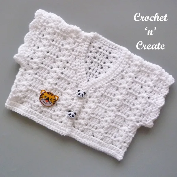 infant short cardi