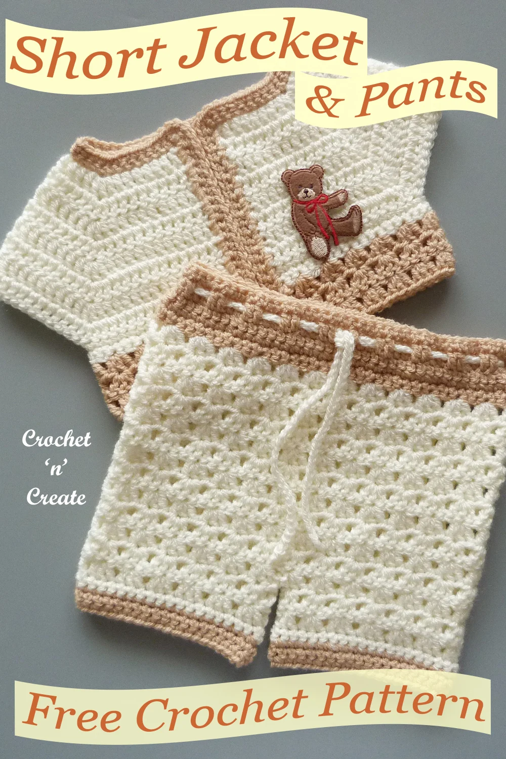 short baby jacket-pants