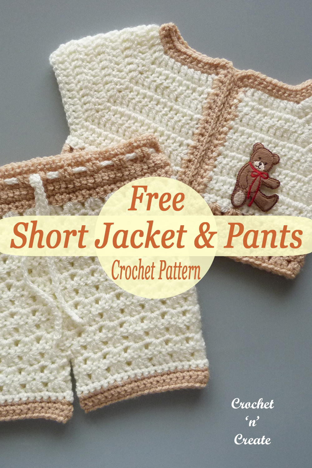 short baby jacket-pants