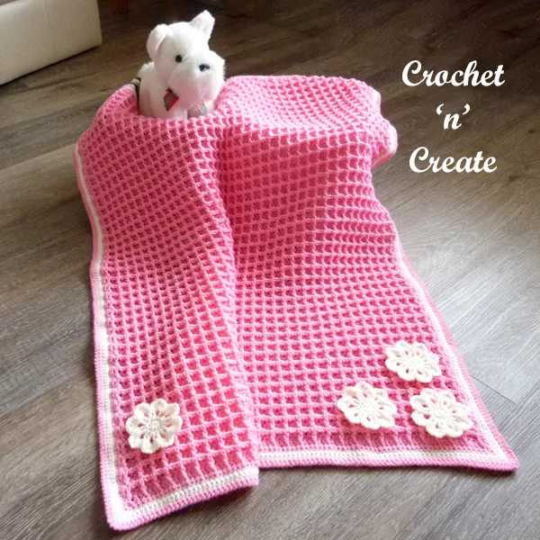 waffle baby blanket