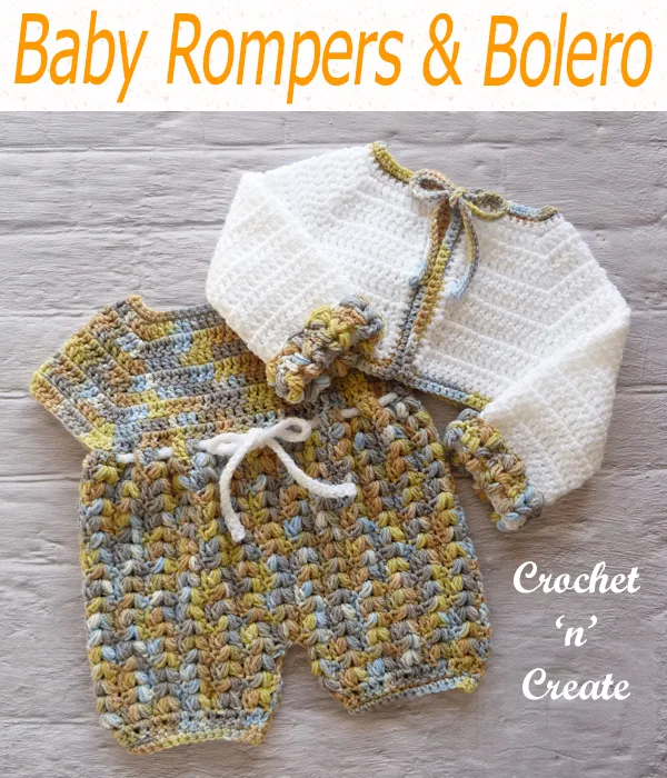 baby rompers & bolero