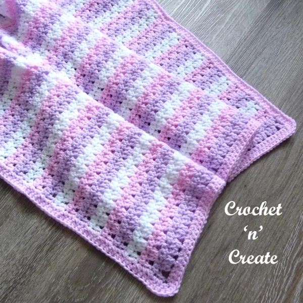 crochet starlight baby blanket