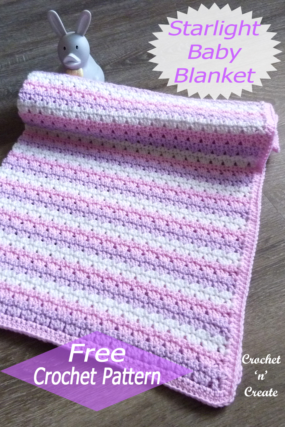 crochet starlight baby blanket