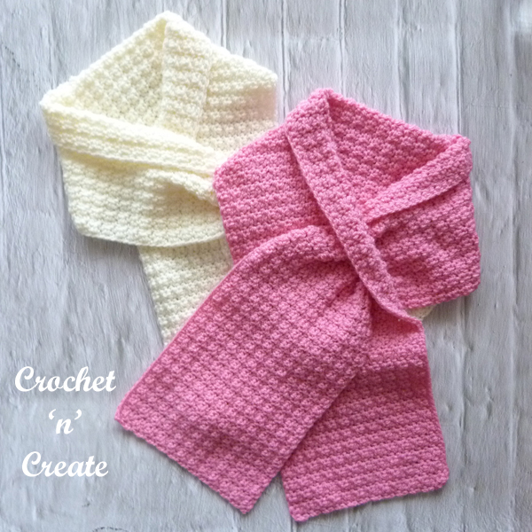 crochet keyhole scarf pattern