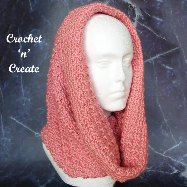 crochet griddle hooded cowl