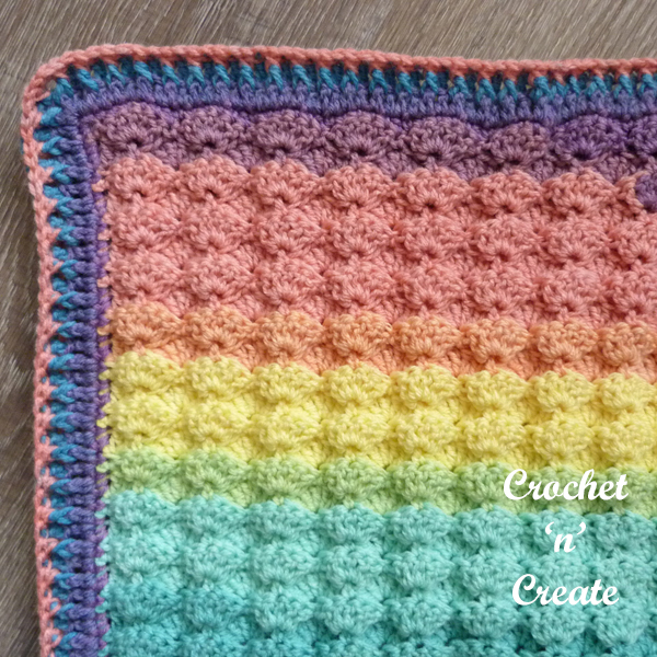 Raised stitch baby cover