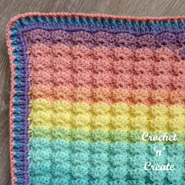 Raised stitch baby cover