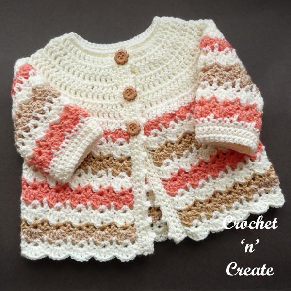 round yoke baby coat