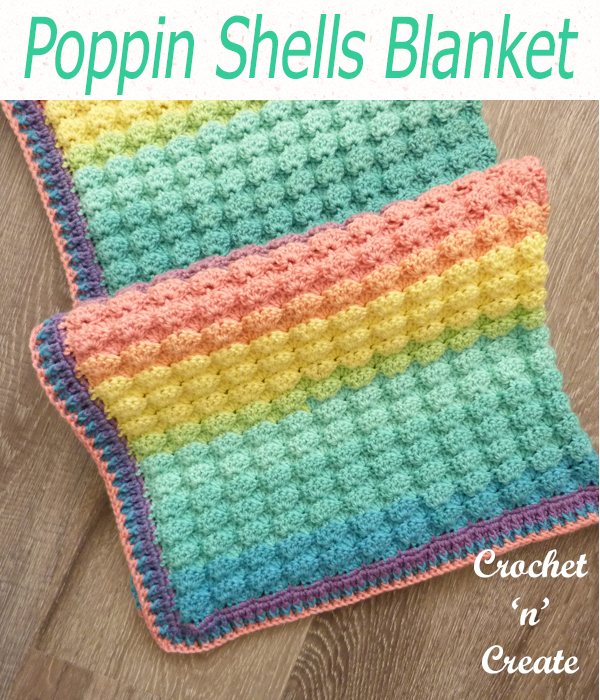 poppin shells blanket