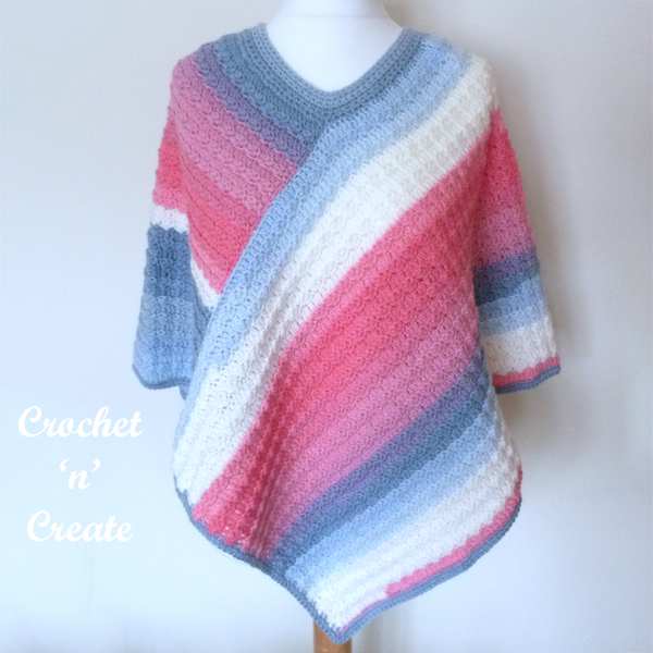 crochet ladies silt poncho