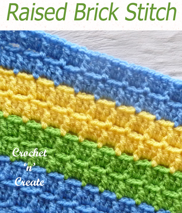 raised brick stitch