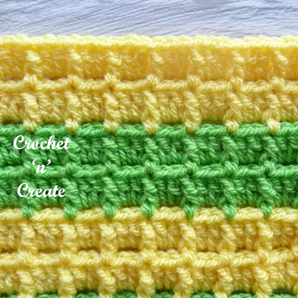 Crochet brick stitch blanket pattern sale