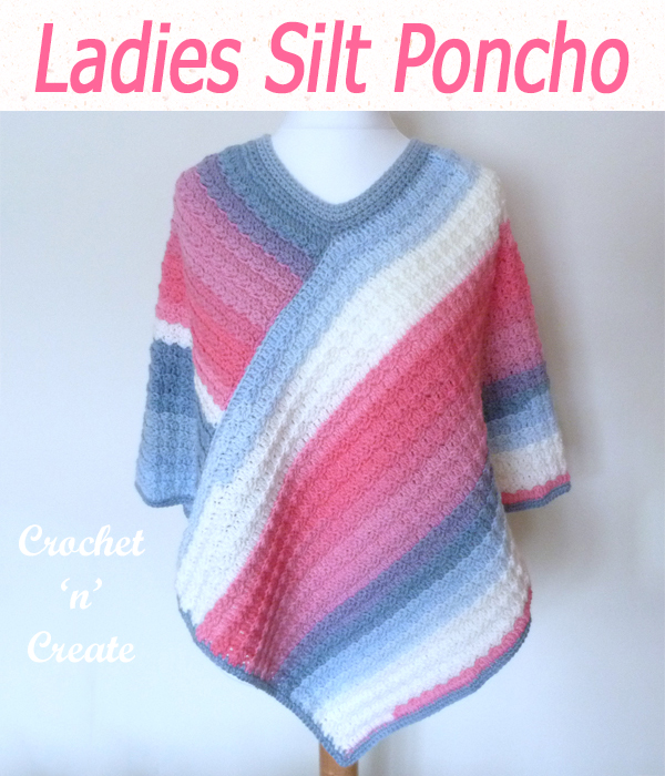 ladies silt poncho