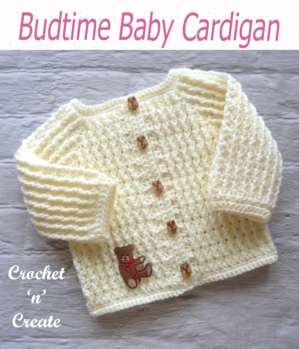 budtime baby cardigan