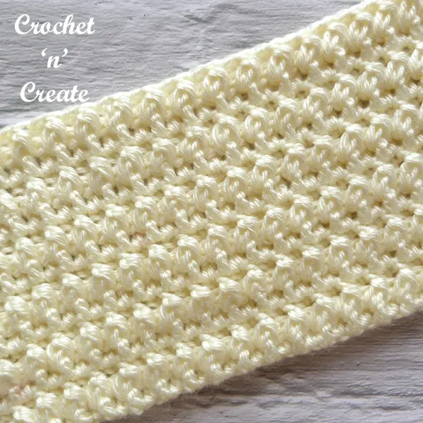 double crochet-puff