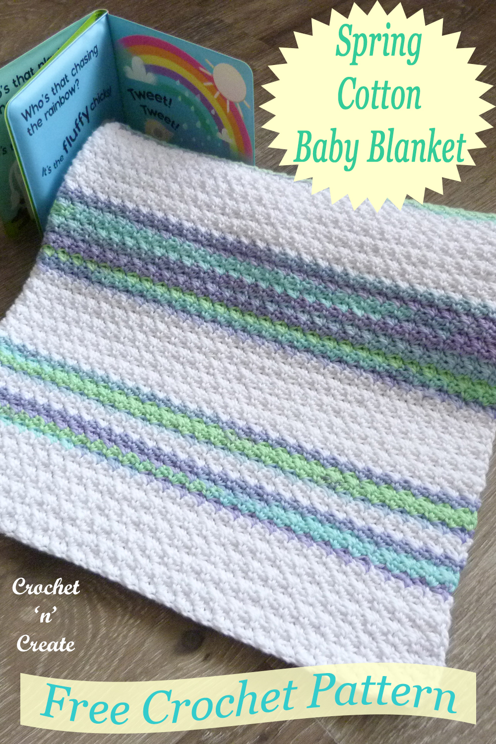 spring cotton baby blanket