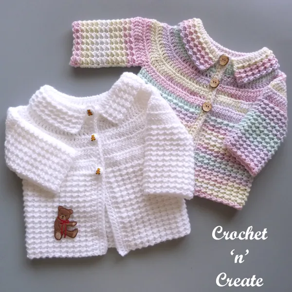 little waves baby cardigan