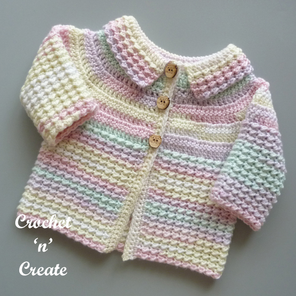 multicolor infant collared coat