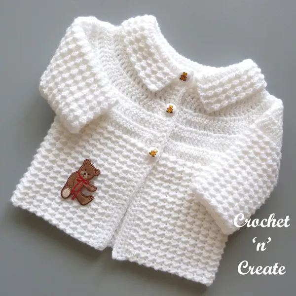 White infant jacket