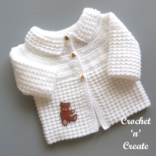 little waves baby cardigan