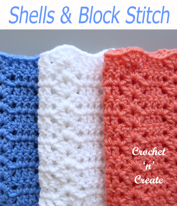 shells and block stitch