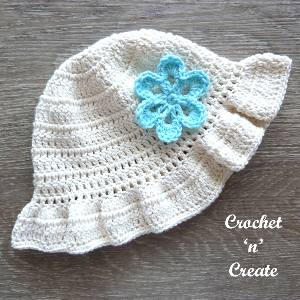 ecru infant hat