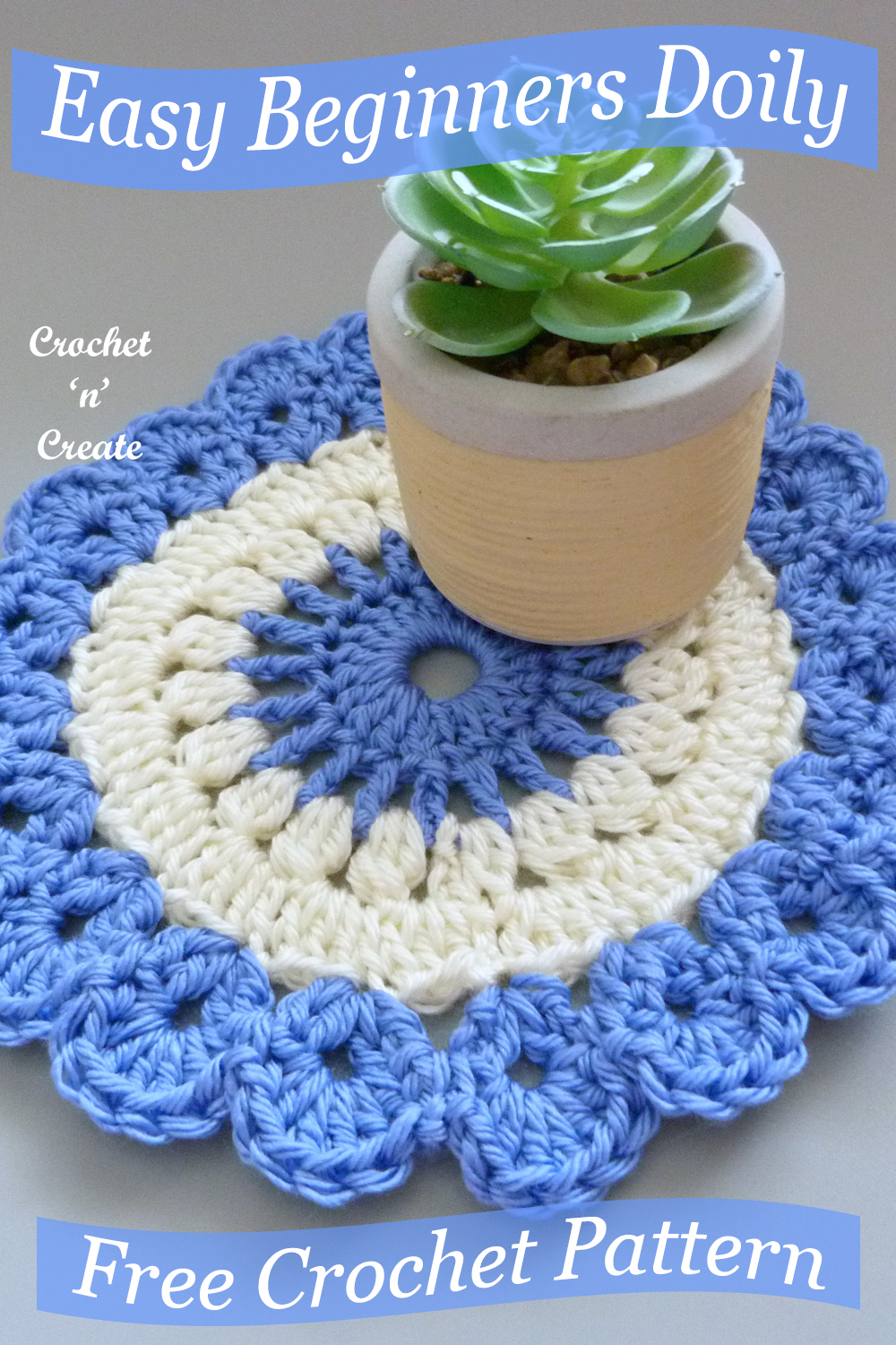 easy beginners crochet doily