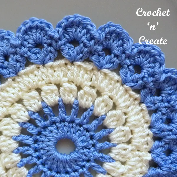 Easy beginners crochet doily