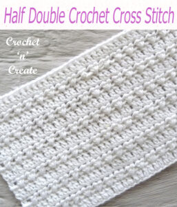 half double crochet cross stitch