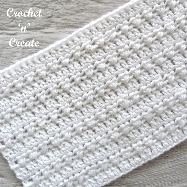 half double crochet cross stitch